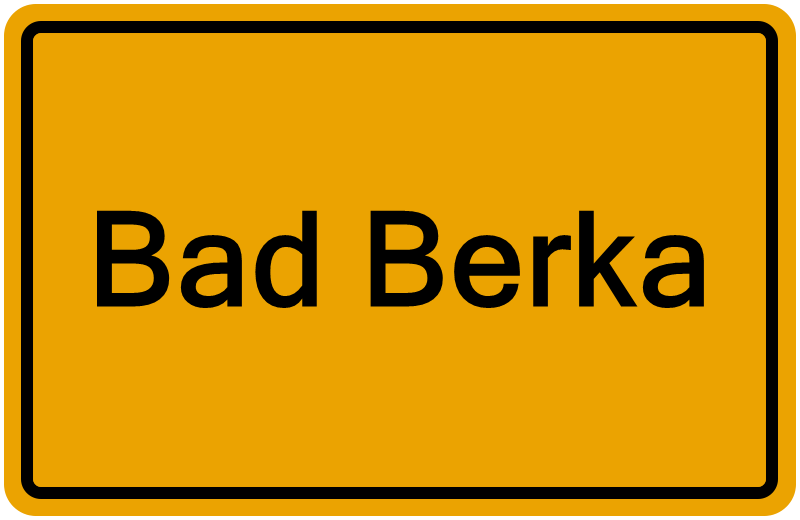 Handelsregisterauszug Bad Berka